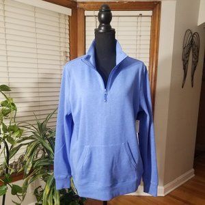 AMAZON ESSENTIALS BLUE SWEATER